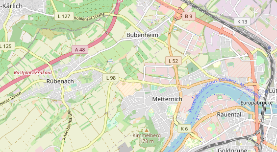 physical therapy on map