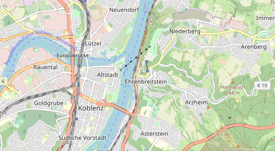 physical therapy on map