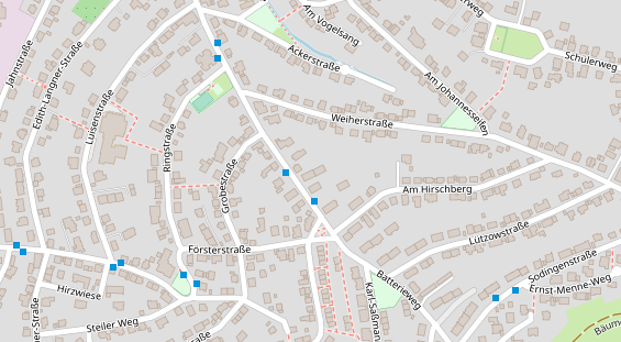 Physiotherapie auf Satellitenbild