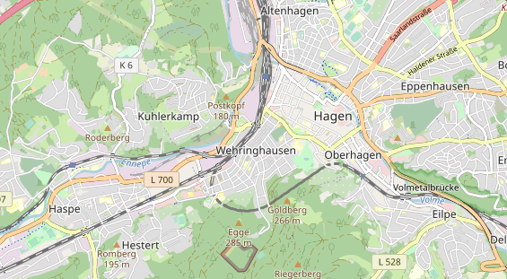 physical therapy on map