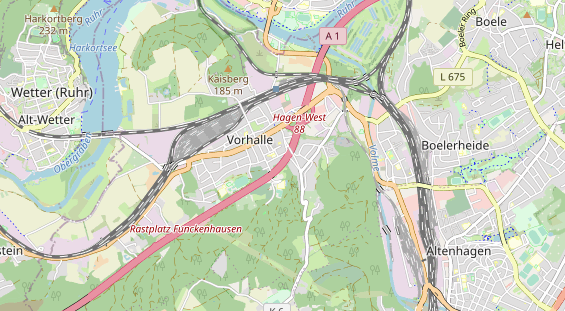 physical therapy on map