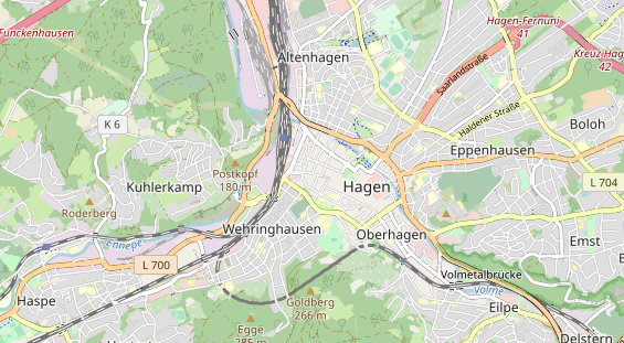 physical therapy on map