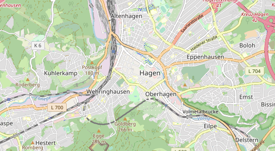 physical therapy on map