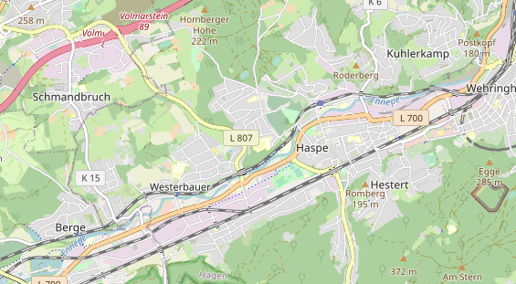 physical therapy on map