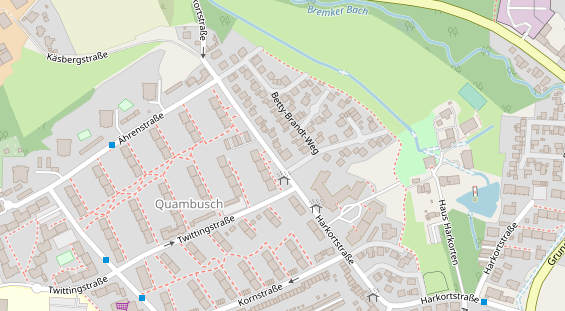 Physiotherapie auf Satellitenbild