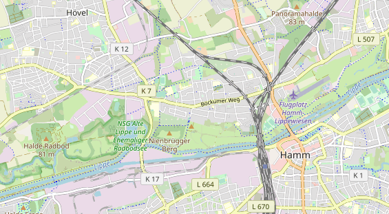 physical therapy on map