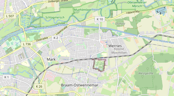 physical therapy on map