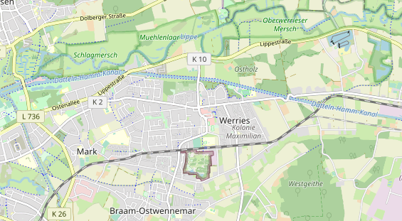 physical therapy on map