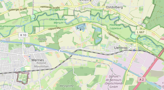 physical therapy on map