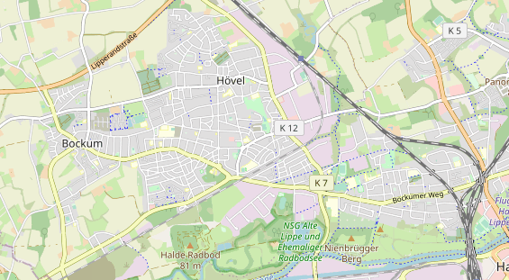 physical therapy on map