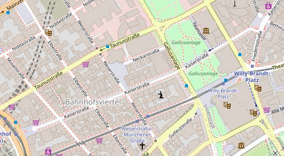 Physiotherapie auf Satellitenbild