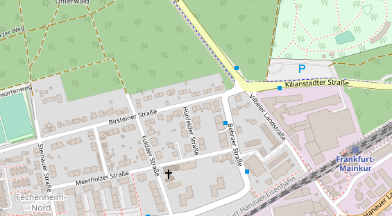 Physiotherapie auf Satellitenbild