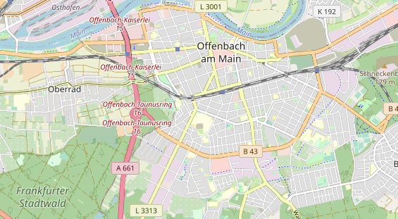 physical therapy on map