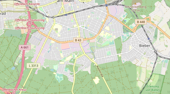 physical therapy on map