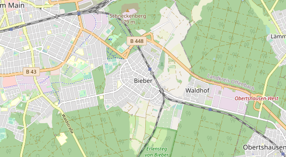 physical therapy on map