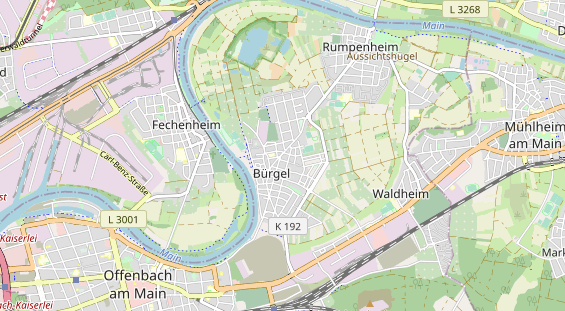 physical therapy on map