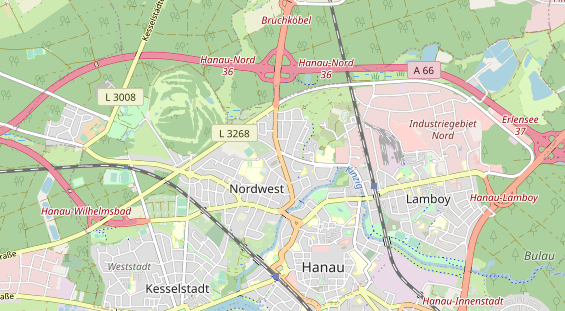 physical therapy on map