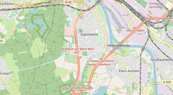 physical therapy on map