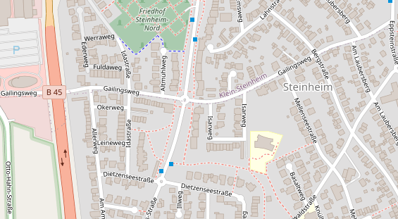 Physiotherapie auf Satellitenbild