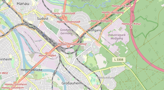 physical therapy on map