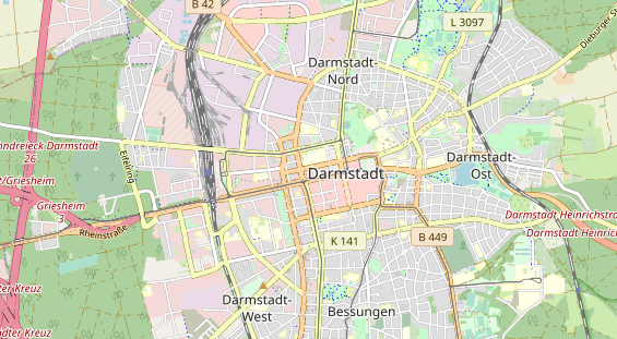 physical therapy on map