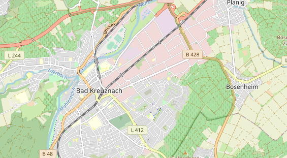 physical therapy on map