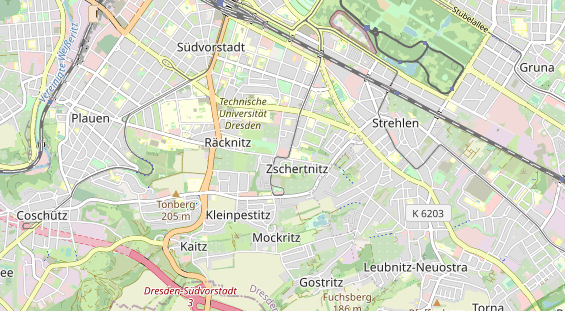physical therapy on map