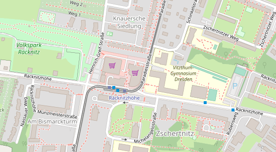 Physiotherapie auf Satellitenbild