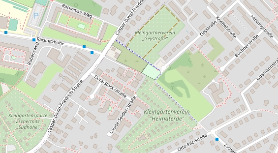 Physiotherapie auf Satellitenbild