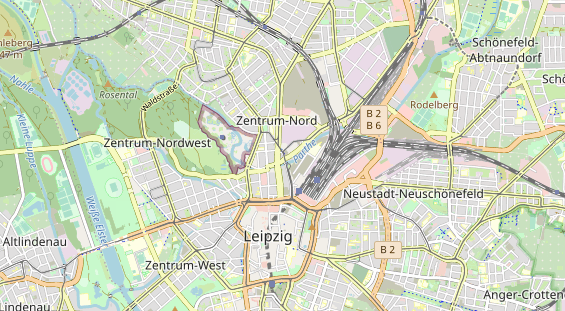 physical therapy on map
