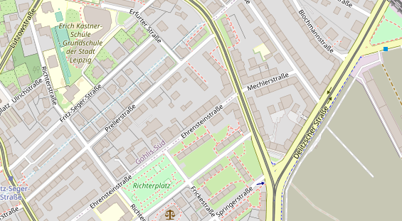 Physiotherapie auf Satellitenbild