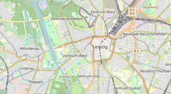 physical therapy on map