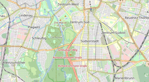 physical therapy on map