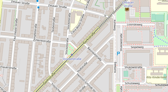 Physiotherapie auf Satellitenbild