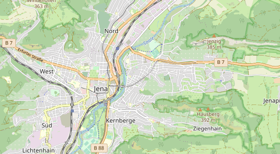 physical therapy on map