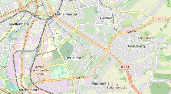 physical therapy on map