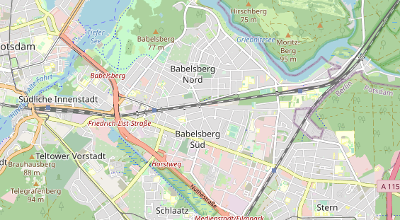 physical therapy on map