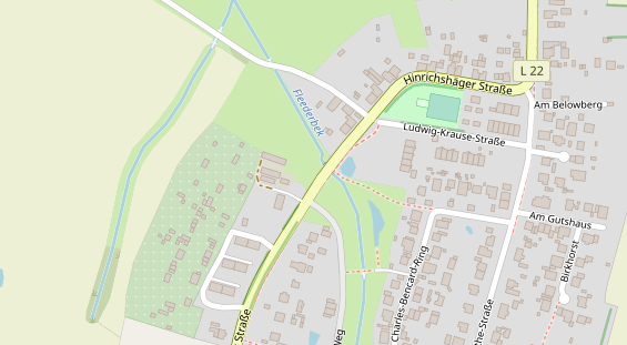 Physiotherapie auf Satellitenbild