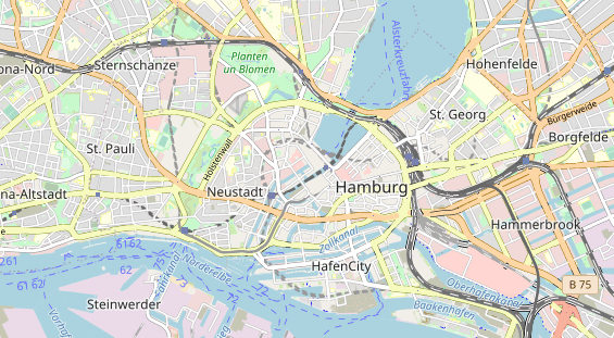 physical therapy on map