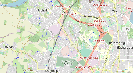 physical therapy on map