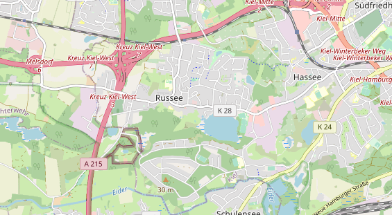 physical therapy on map