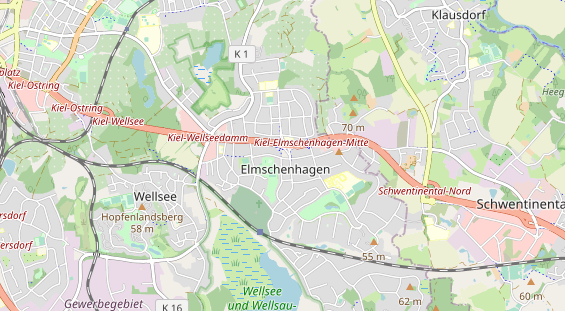physical therapy on map