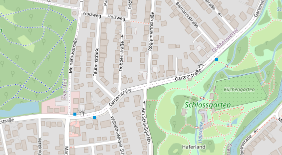 Physiotherapie auf Satellitenbild