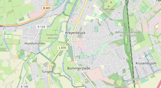 physical therapy on map