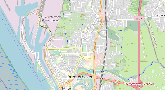 physical therapy on map