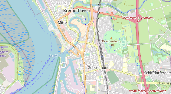 physical therapy on map