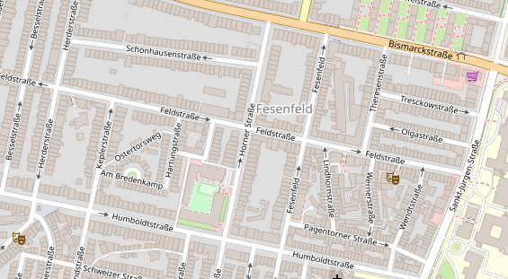 Physiotherapie auf Satellitenbild