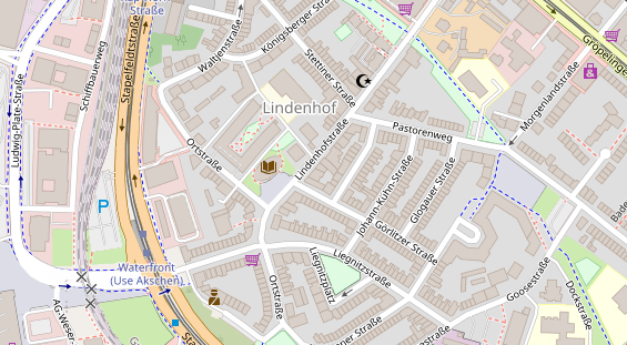 Physiotherapie auf Satellitenbild