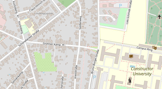 Physiotherapie auf Satellitenbild