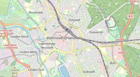 physical therapy on map